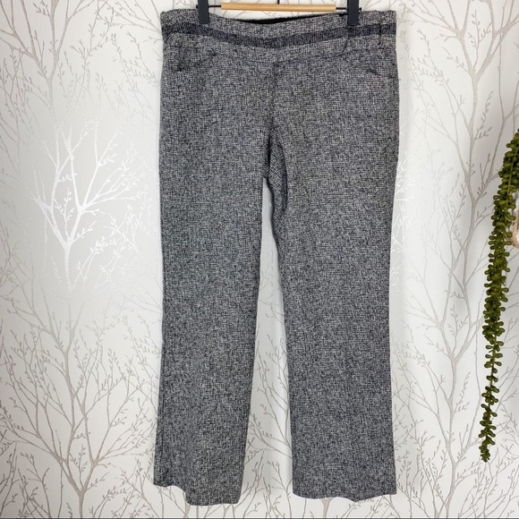 THE LIMITED Tweed Drew Fit Lined Trouser Pant Sz 6 - Picture 13 of 14